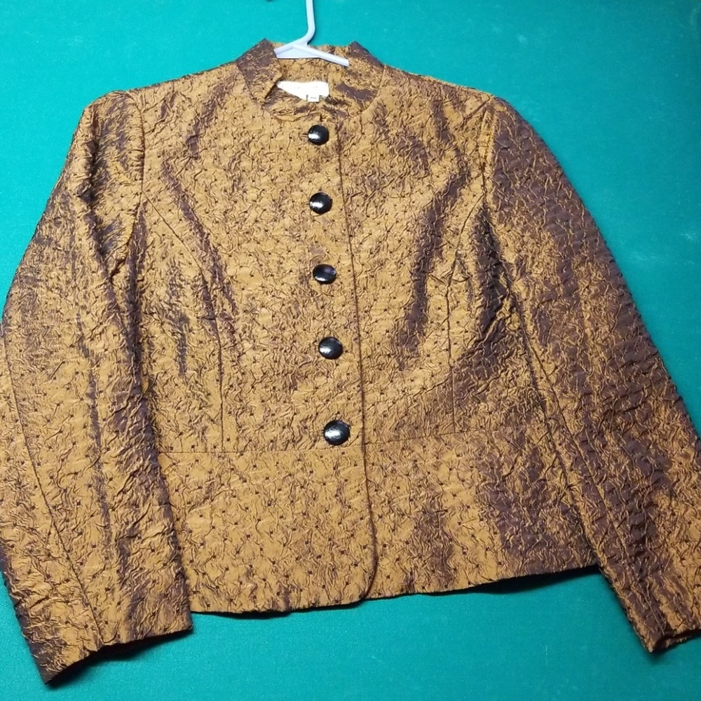 Crinkle Satin Jacket